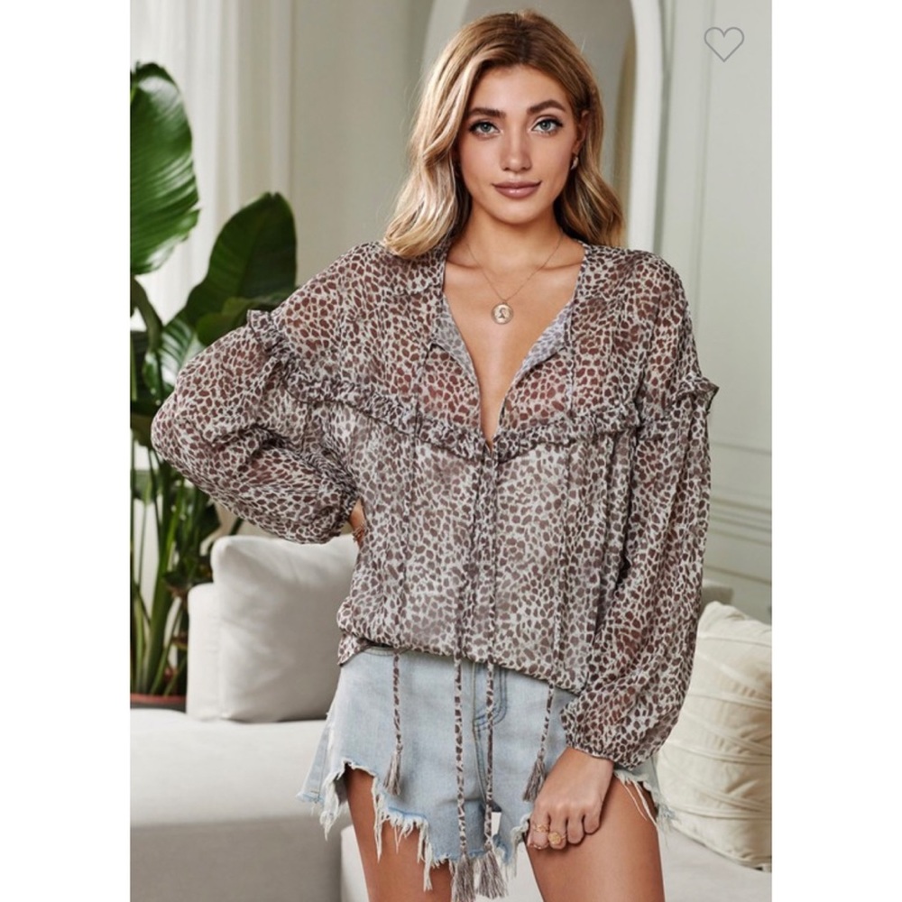 Spotted Print Blouse